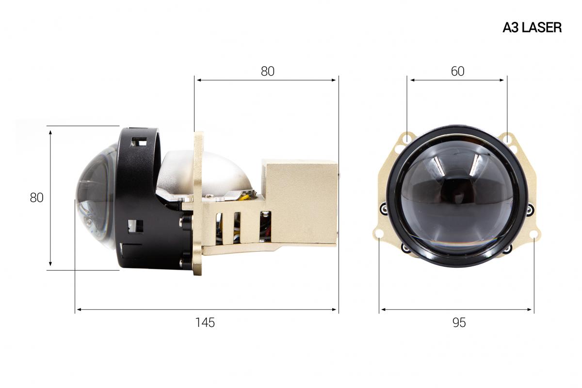 Комплект лінз Infolight A3-Laser BI-LED