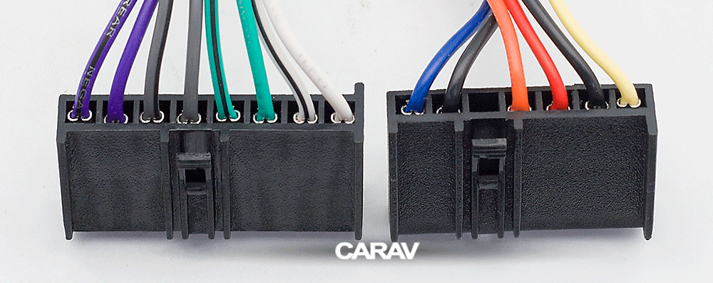 Перехідник CARAV 12-109 ISO Ford, Nissan, Mazda, Jaguar