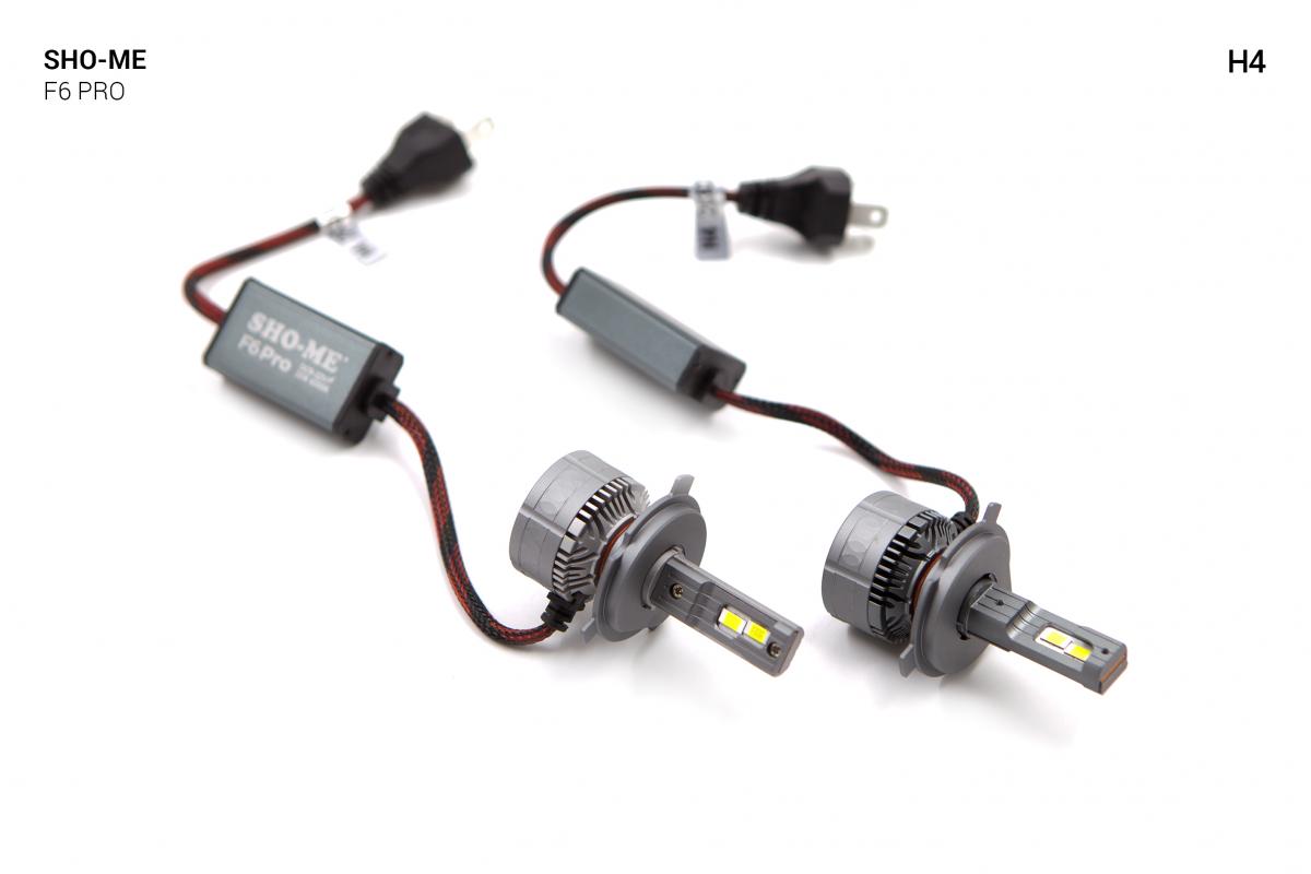 Комплект светодиодных ламп Sho-Me F6-Pro H4 35W