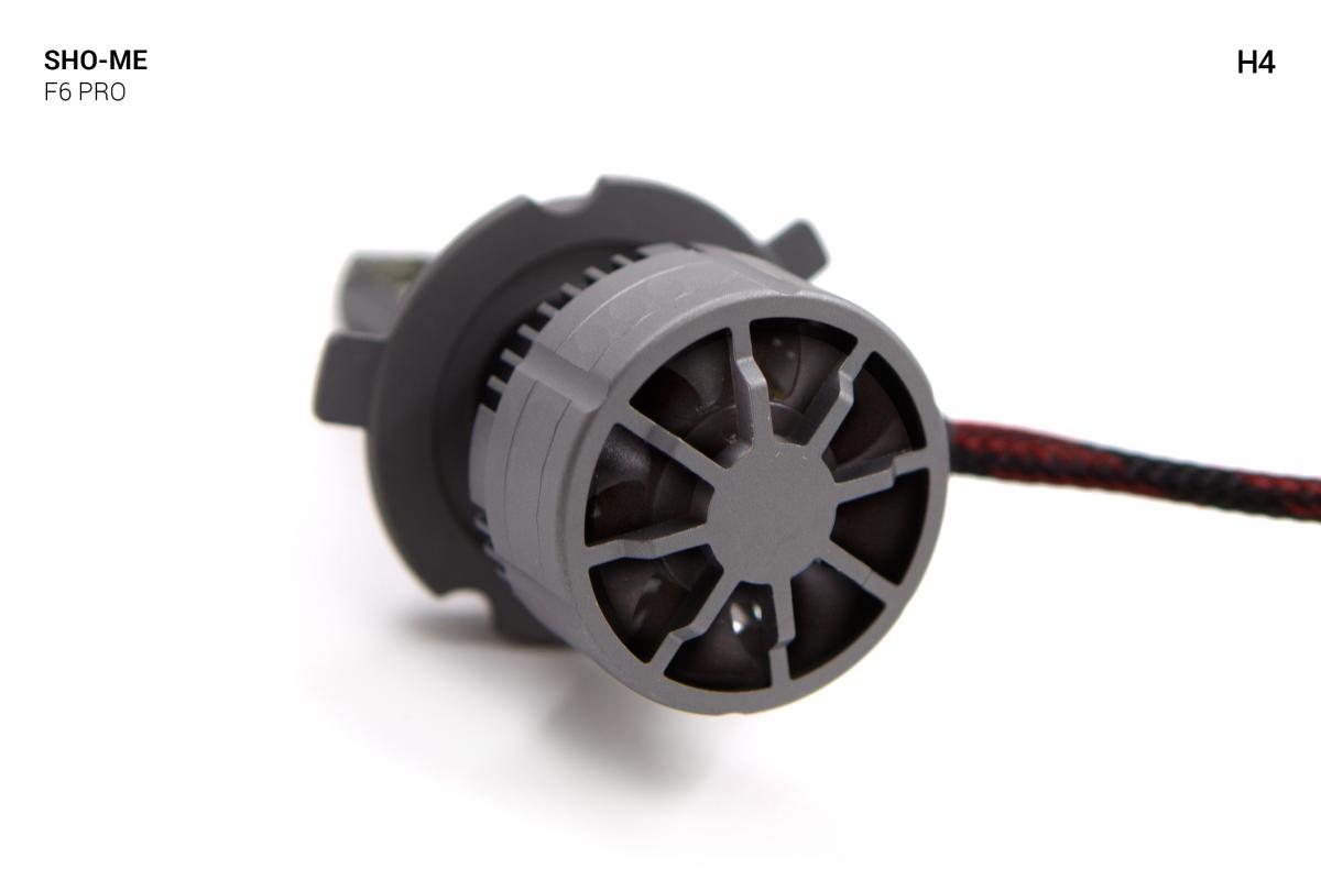 Комплект светодиодных ламп Sho-Me F6-Pro H4 35W
