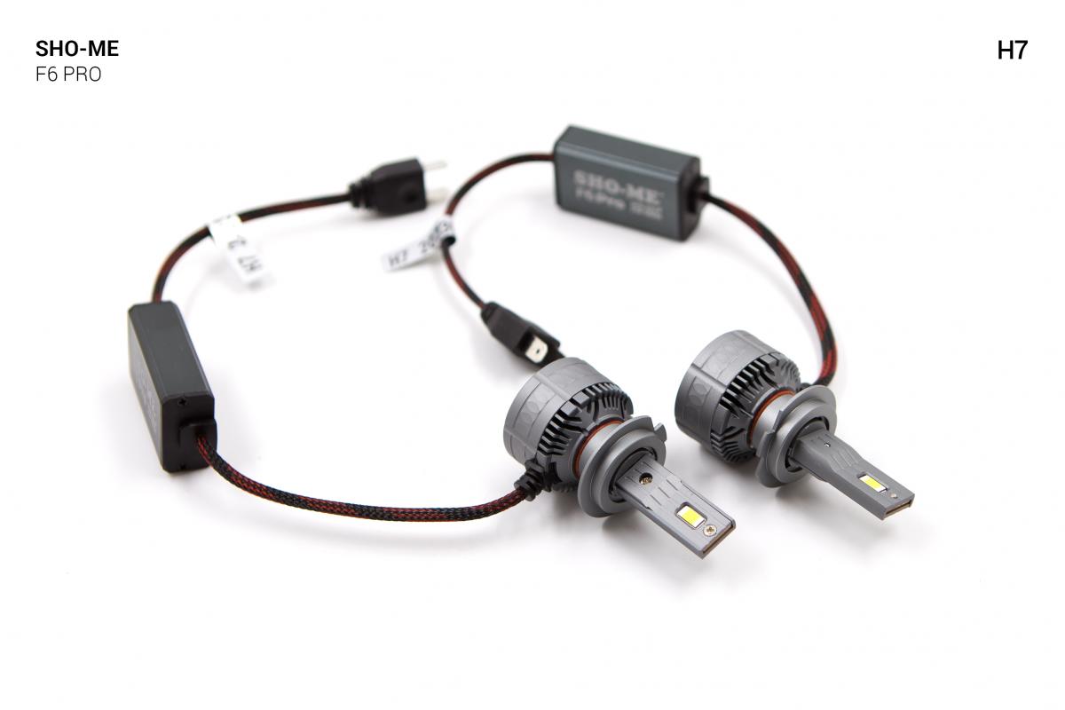Комплект светодиодных ламп Sho-Me F6-Pro H7 35W