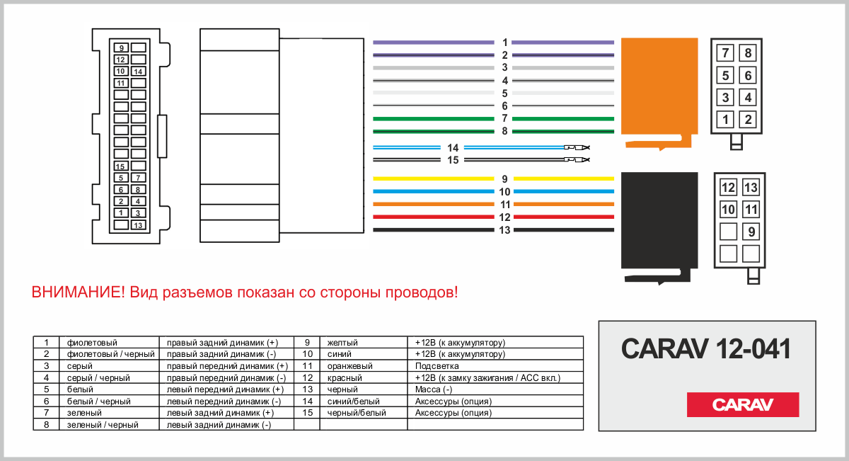 CARAV 12-041 ISO переходник