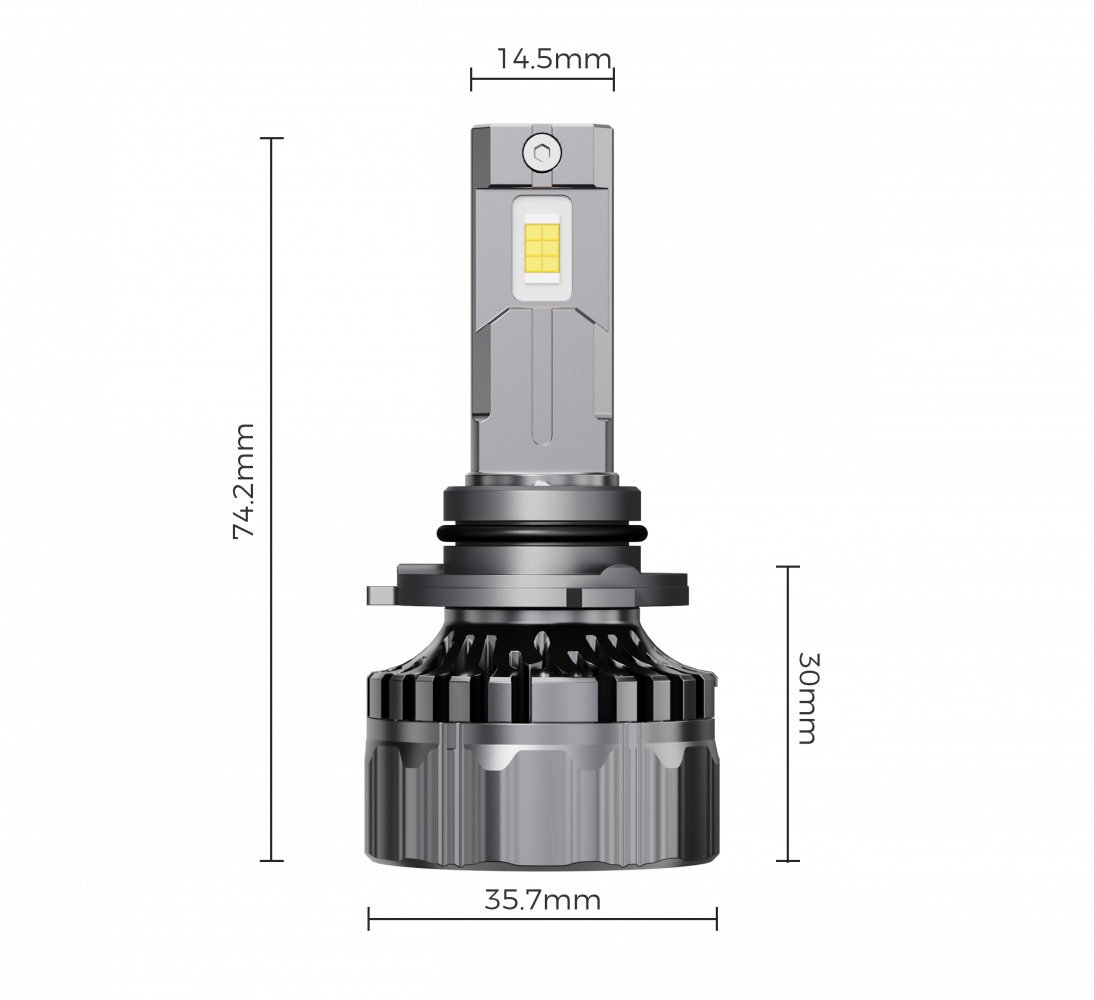 Комплект светодиодных ламп Infolight M1 9006 55W