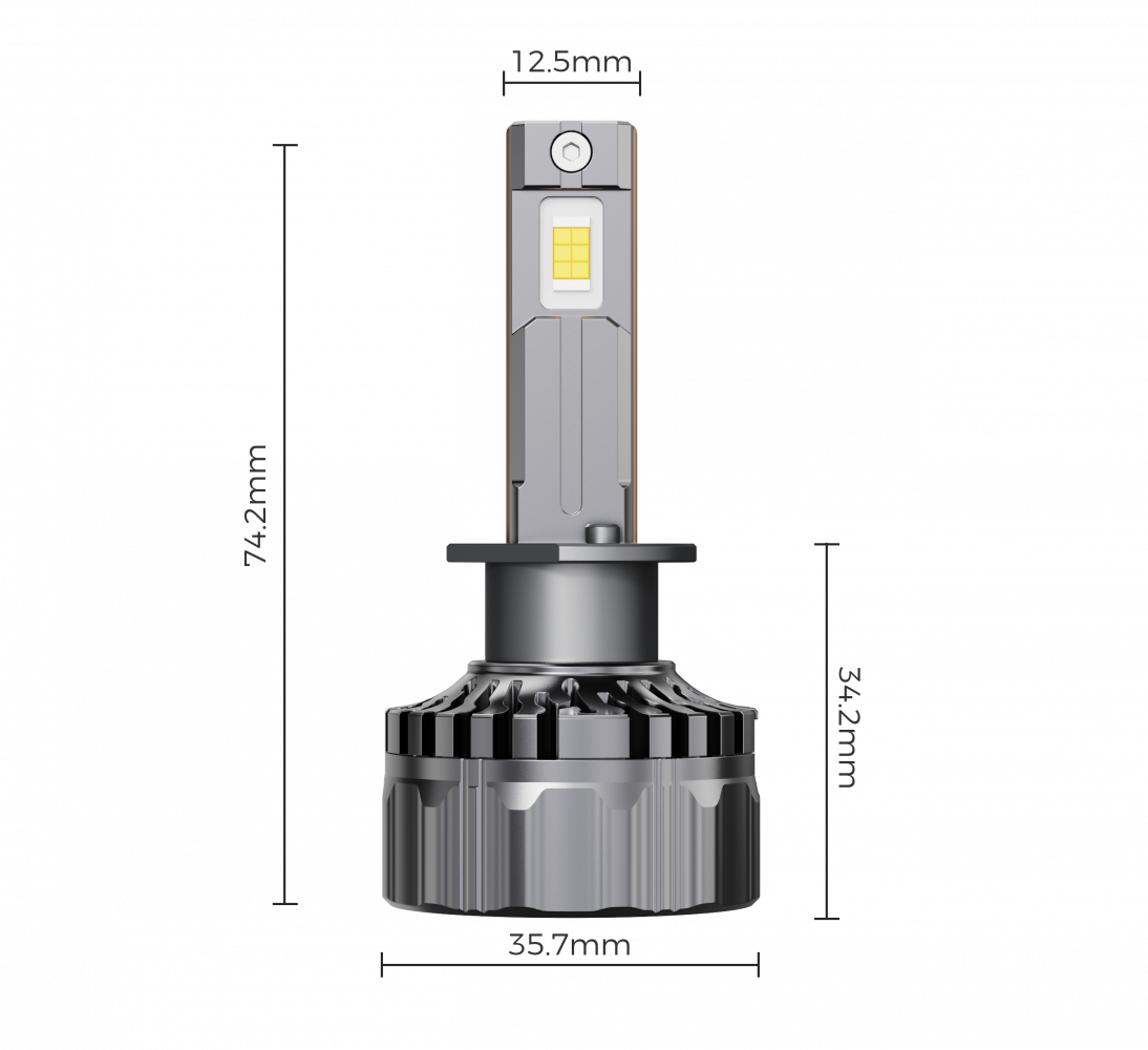 Комплект светодиодных ламп Infolight M1 H1 55W