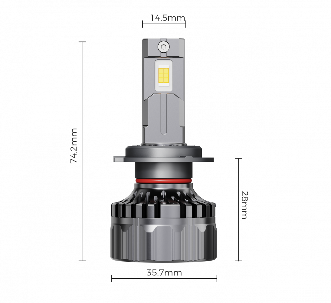 Комплект світлодіодних ламп Infolight M1 H7 55W