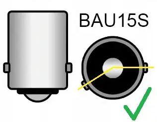 Комплект світлодіодних ламп Infolight PY21W, BAU15S (1156)