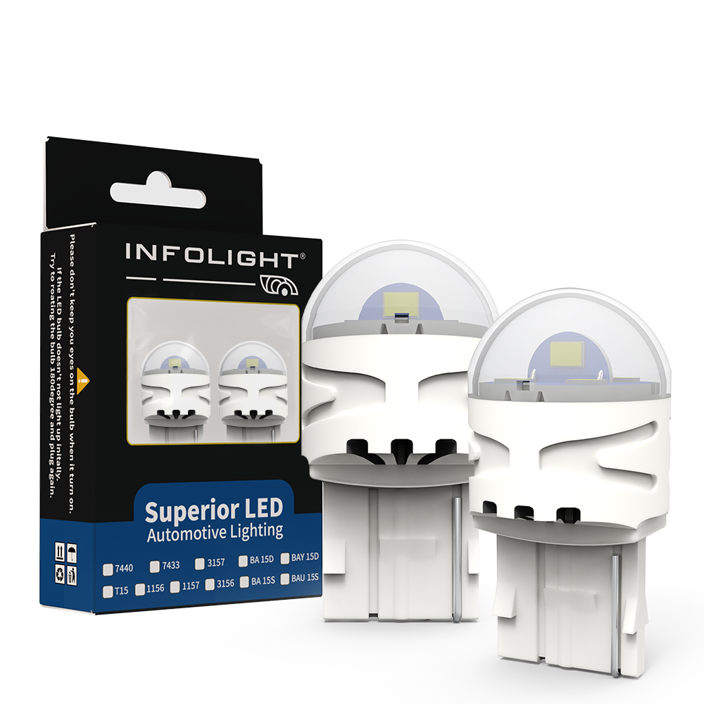 Комплект світлодіодних ламп Infolight T20, 7440 (w21w)