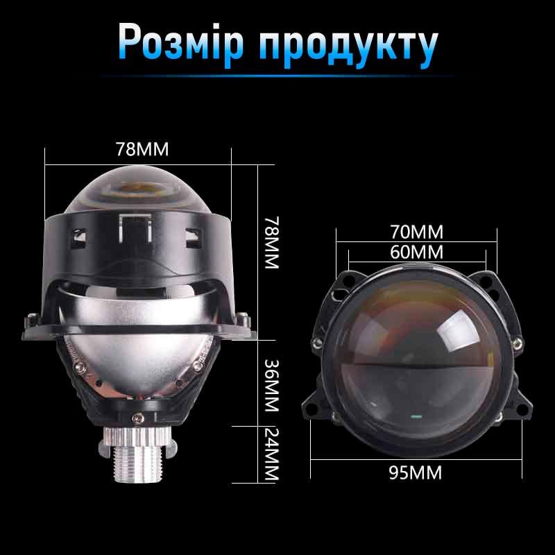 Комплект лінз Infolight UNI-1 BI-LED