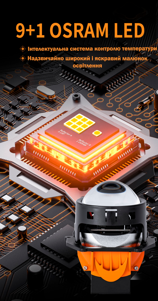 Комплект линз Infolight C2 BI-LED