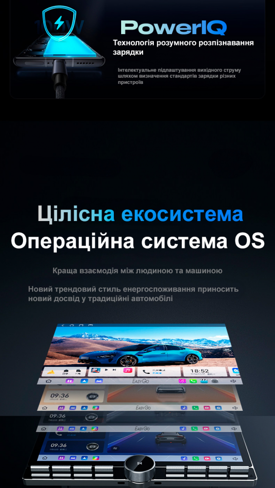 Универсальное головное устройство EasyGo S8 4/64