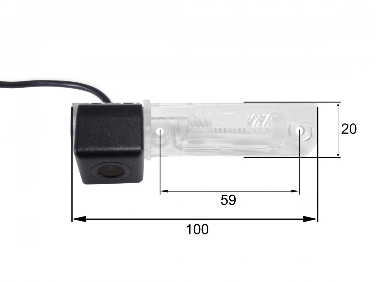 Камера заднього виду Falcon HS8059-AHD Cube Skoda Superb 2009-2012