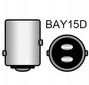 Комплект светодиодных ламп Infolight P21/5W, BAY15D (1157) Red