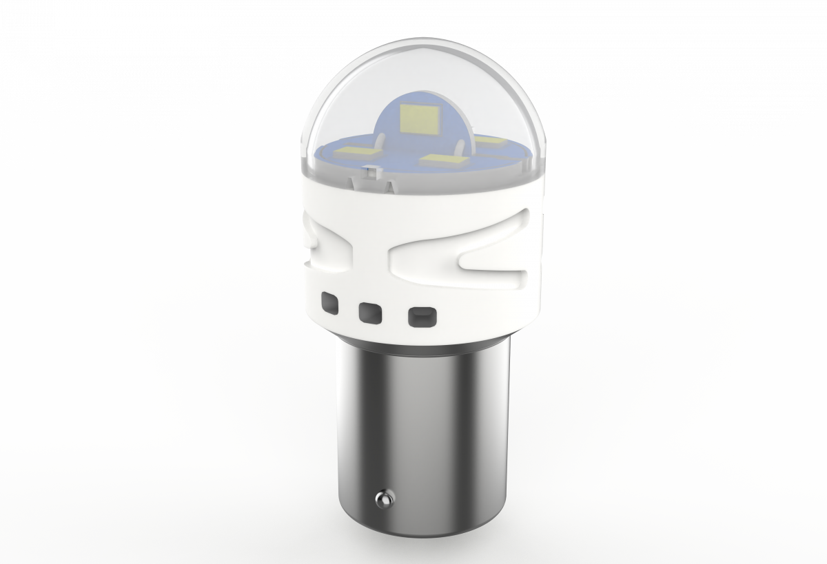 Комплект светодиодных ламп Infolight P21W, BA15S (1156) Red