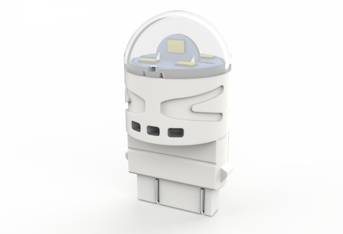 Комплект светодиодных ламп Infolight P27/7W (3157) Red