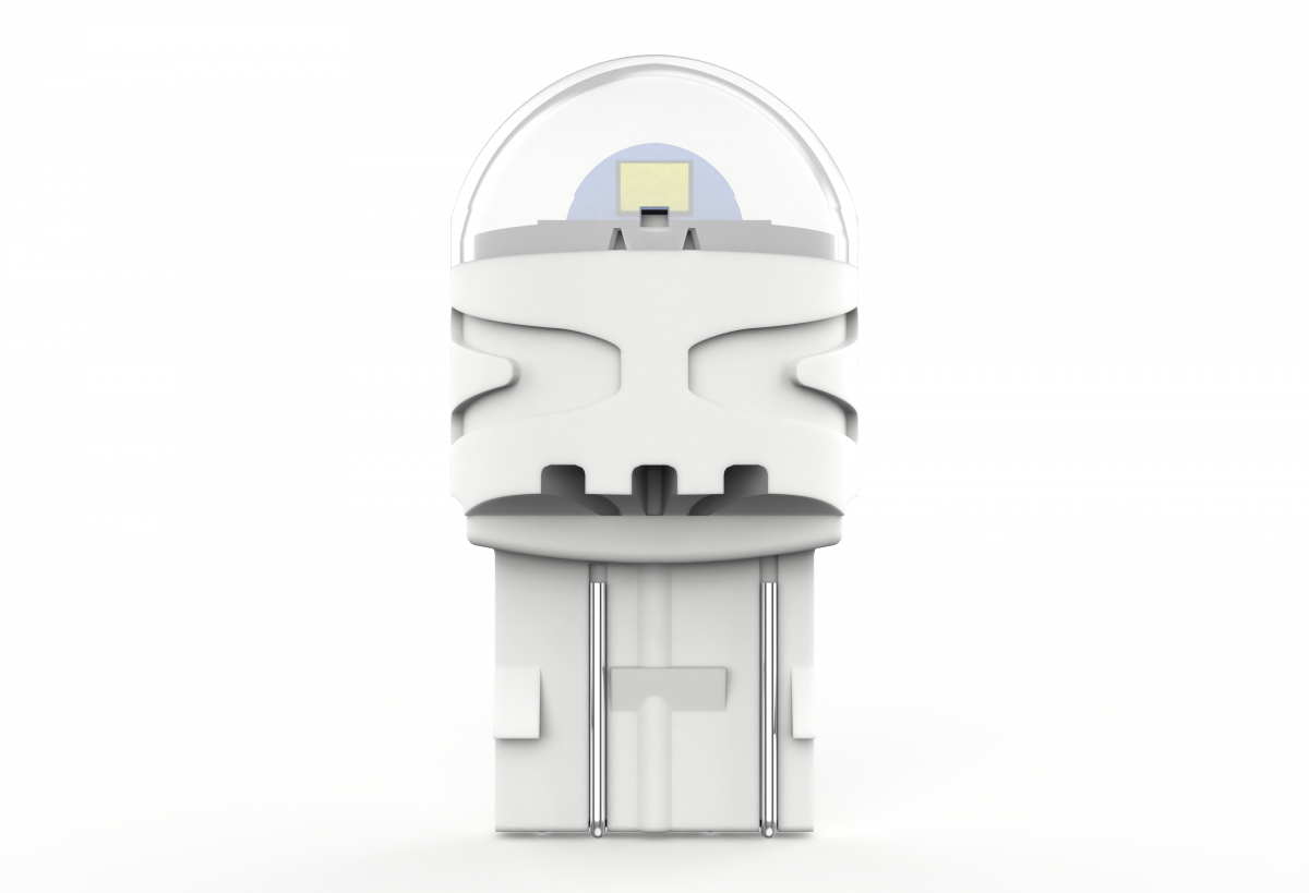 Комплект светодиодных ламп Infolight T20, 7443 (w21/5w) Red