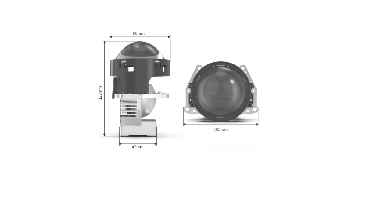 Комплект лінз Infolight UNI-2 BI-LED