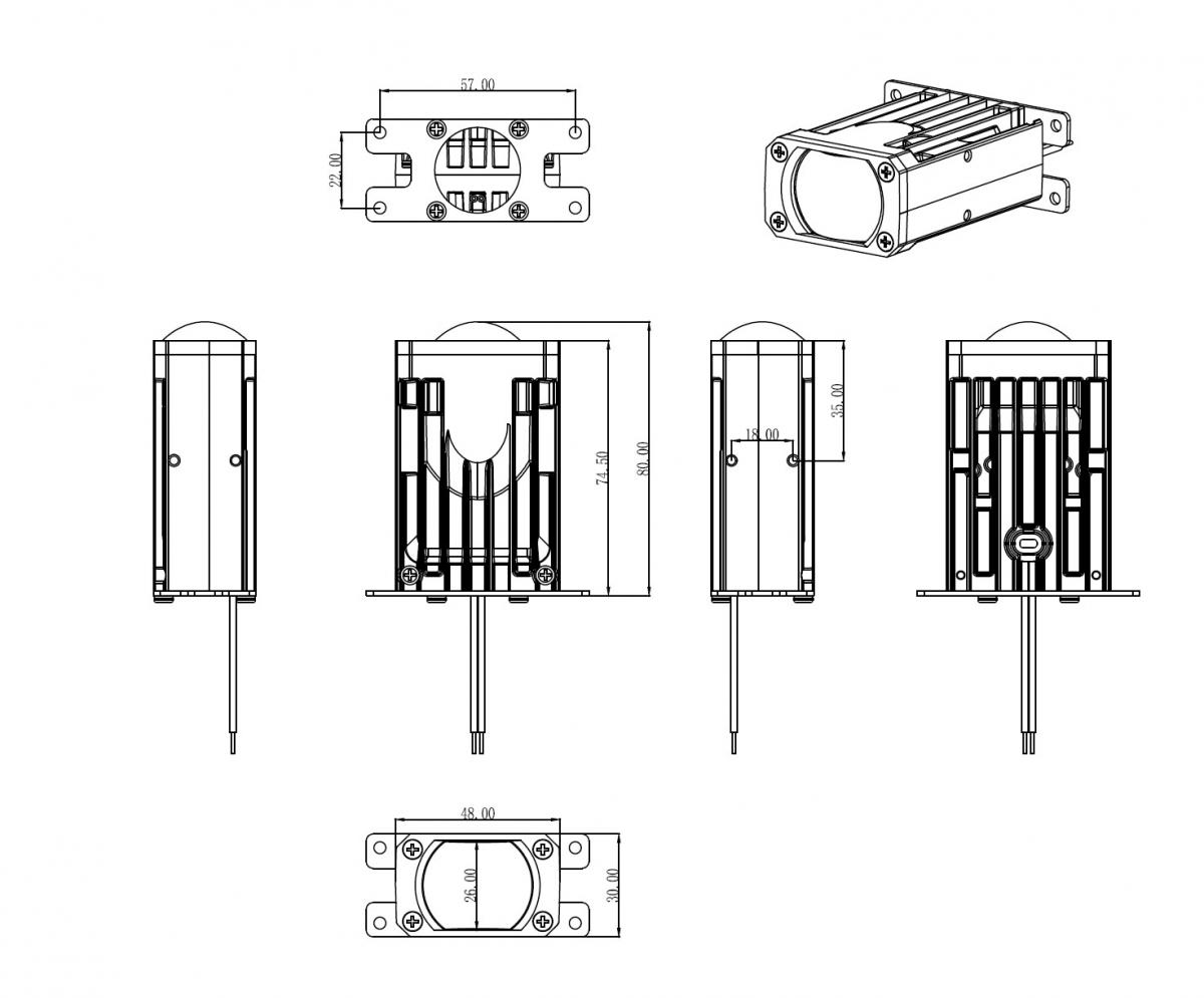 Комплект світлодіодних матрічних лінз Infolight Matrix 1inch