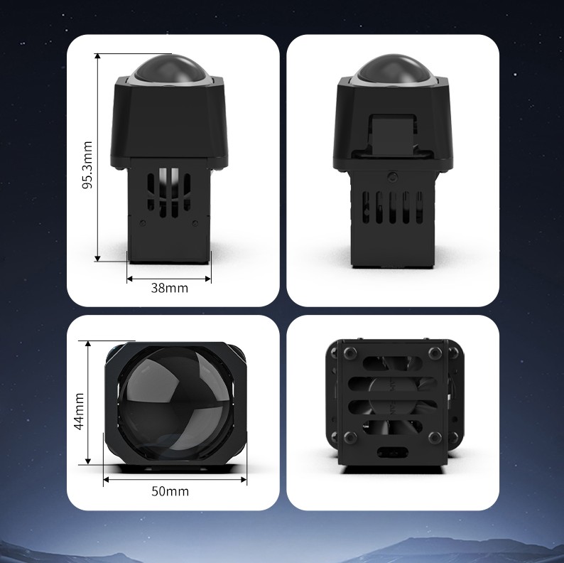 Комплект світлодіодних матрічних лінз Infolight Matrix 1.5inch