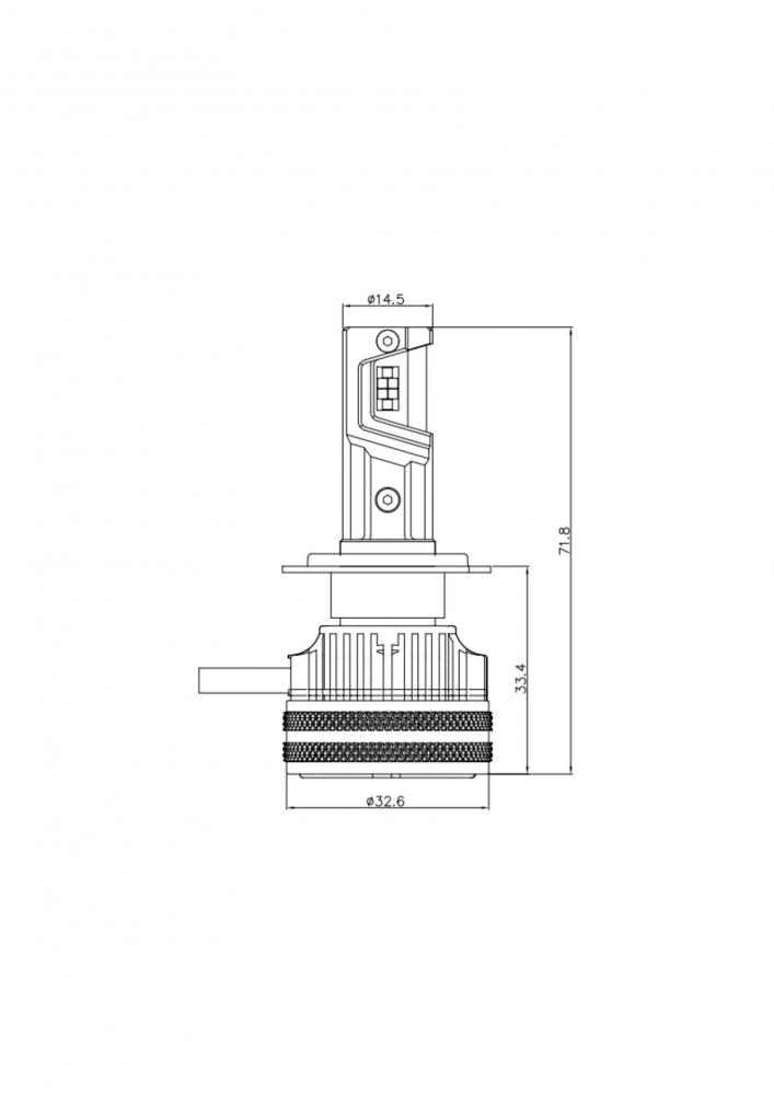 Комплект светодиодных ламп Infolight S4 H7 65W