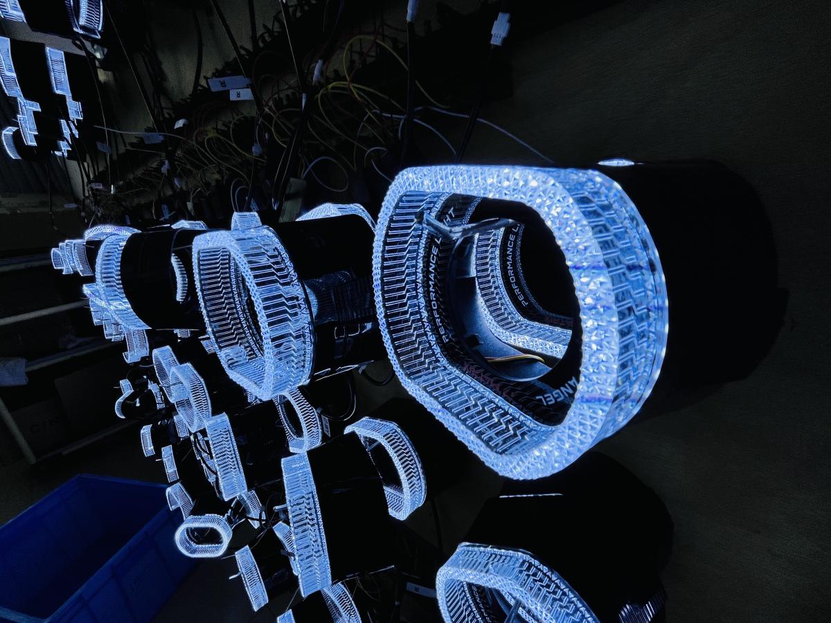 Декоративна маска для лінзи i7O с LED